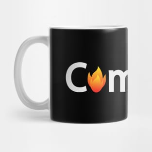 Compete competing typography design Mug